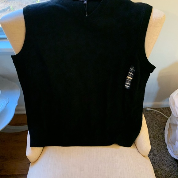 *NWT* Hart Schaffner Marx merino wool sweater vest - Picture 7 of 8